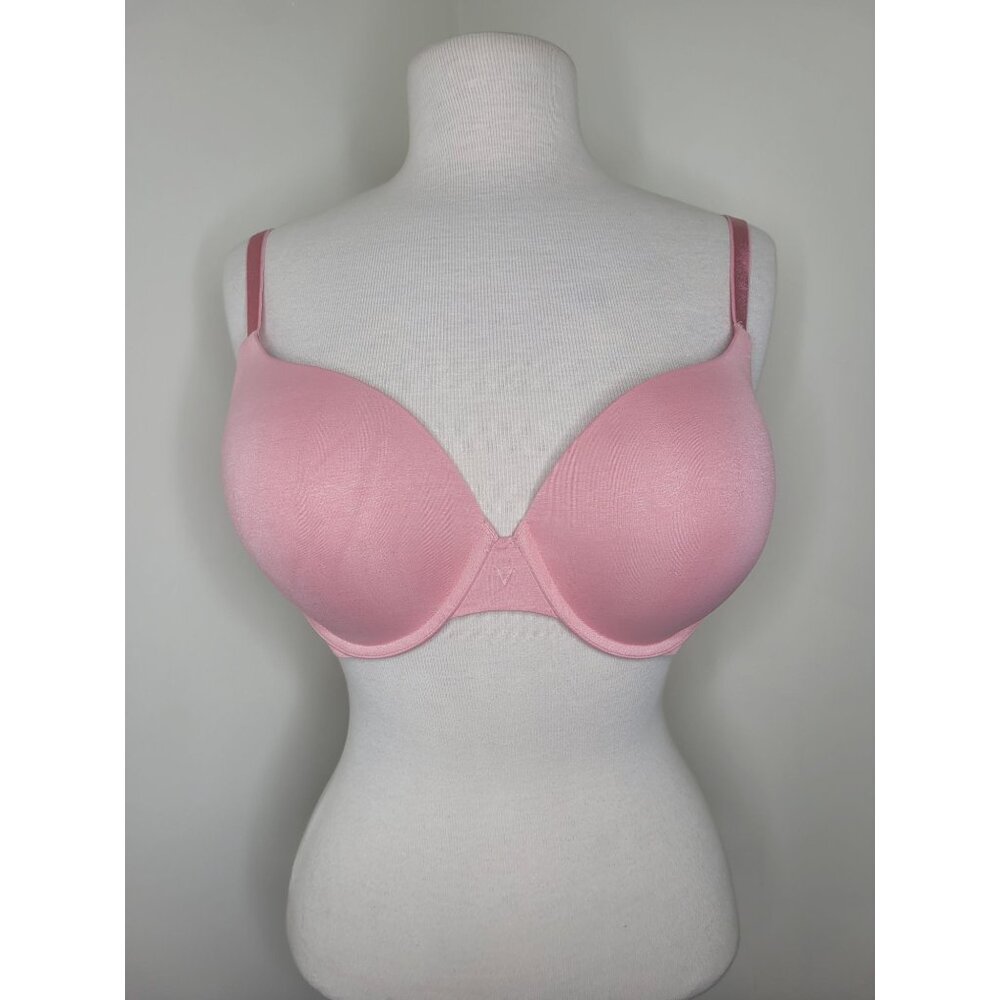 Victorias Secret Lightly Lined Demi Bra Size 34B Pink Adjustable comfort sexy